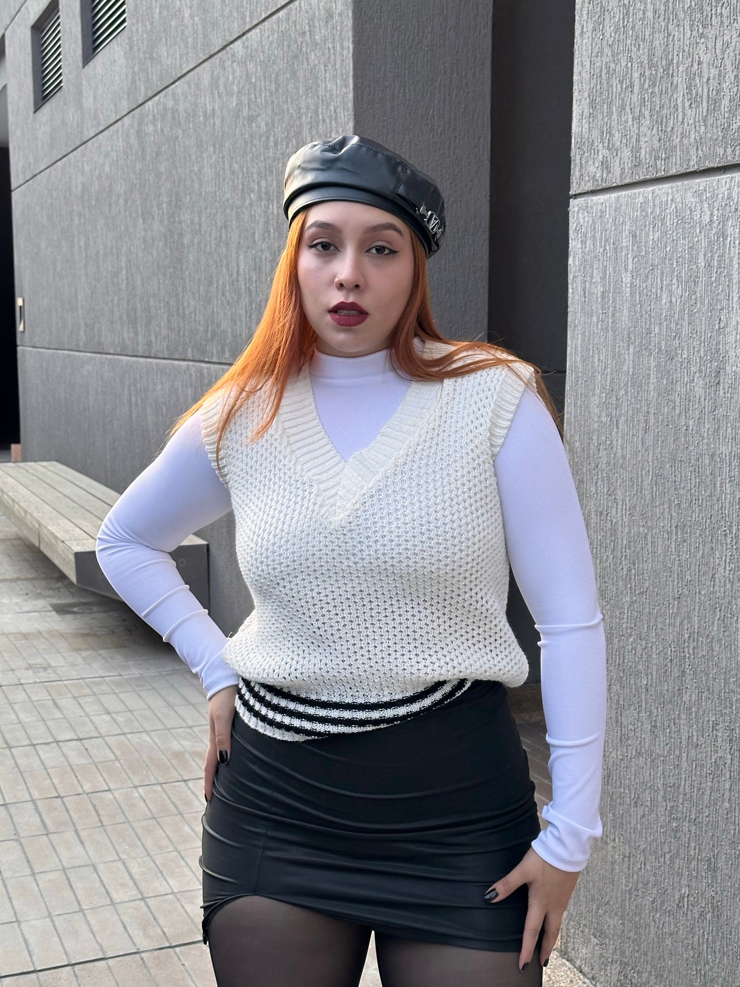 Combo chaleco tejido 🧶