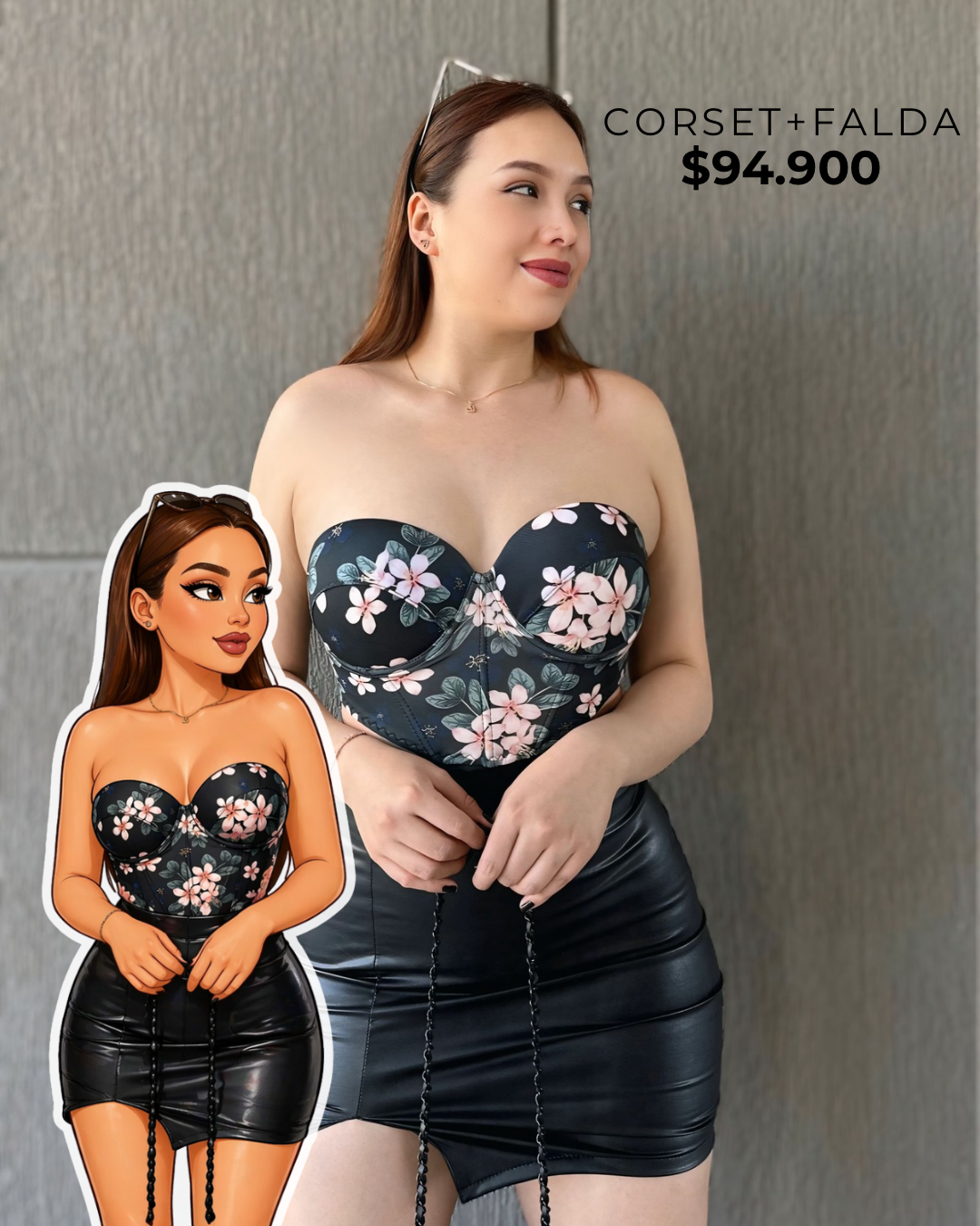 Combo corset+falda♥️