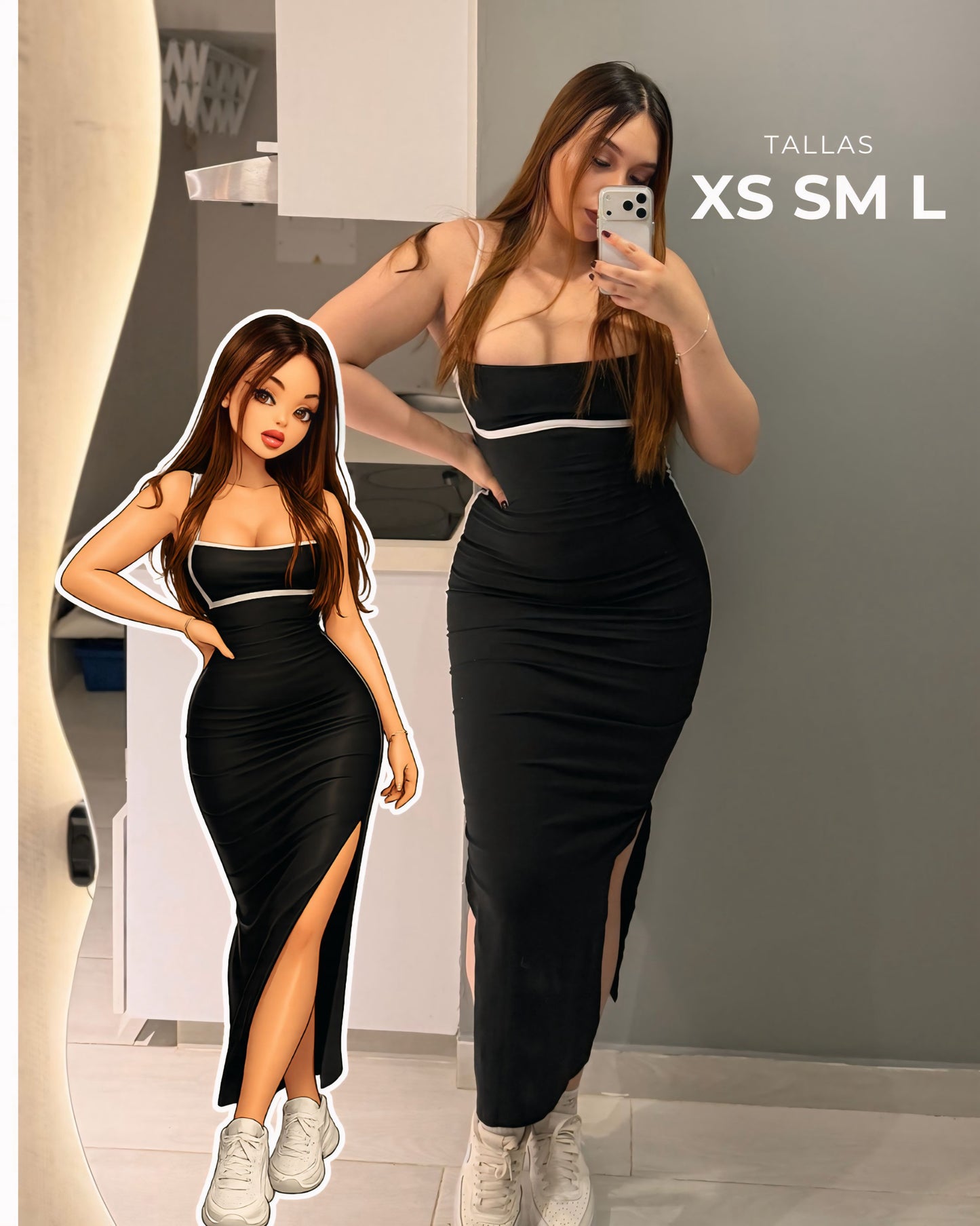 A Vestido negro línea 💕
