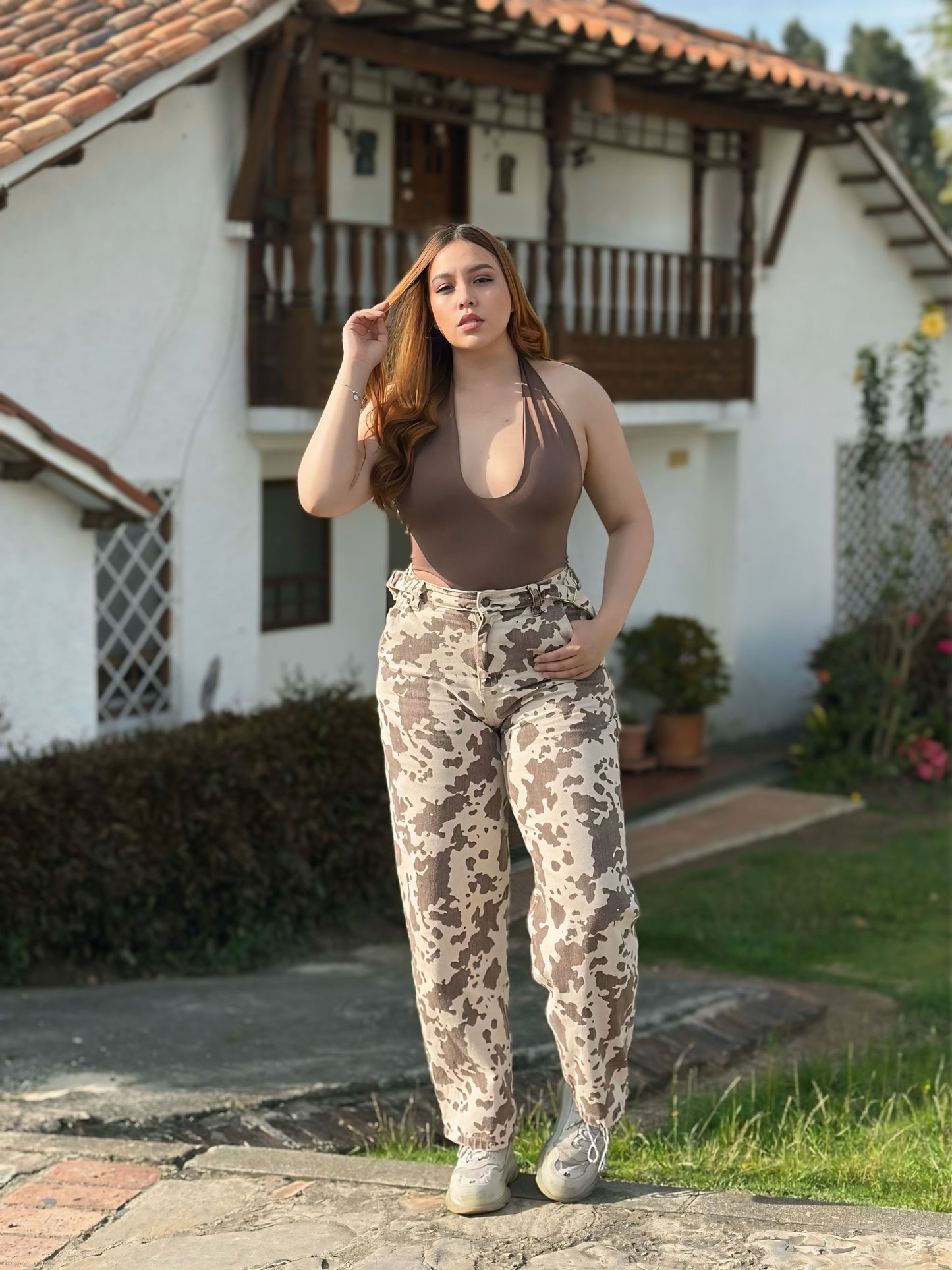 Baggy vaca y body♥️