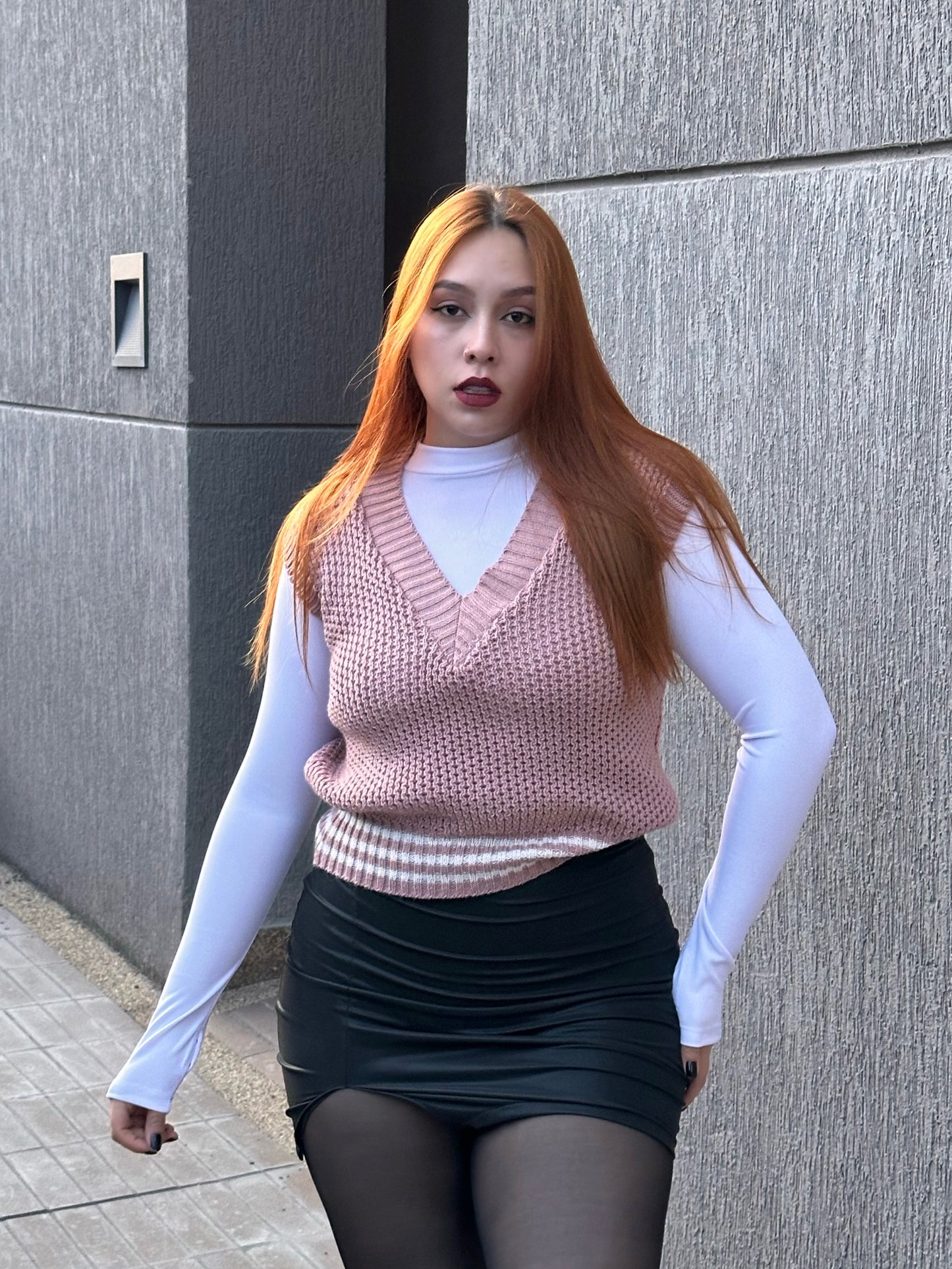 Combo chaleco tejido 🧶