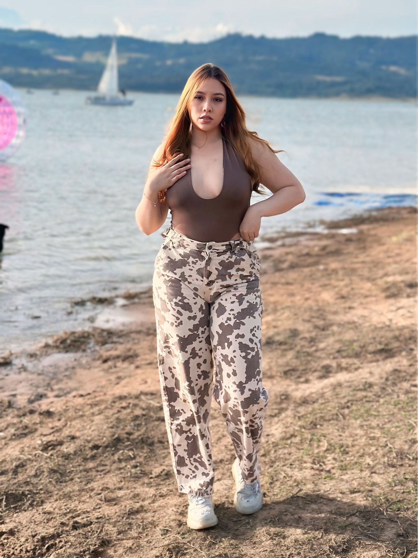 Baggy vaca y body♥️
