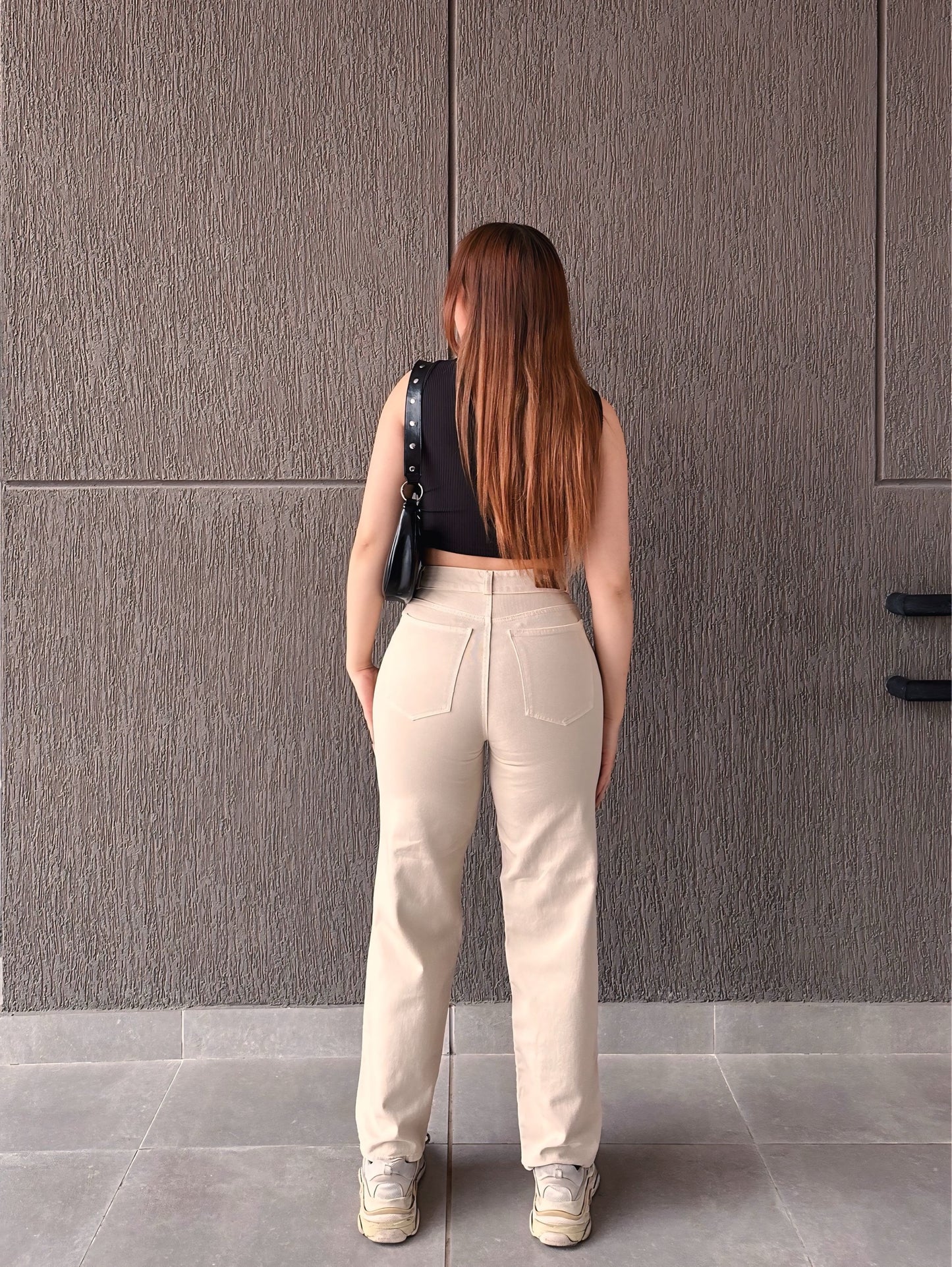 Wide beige Jean✨
