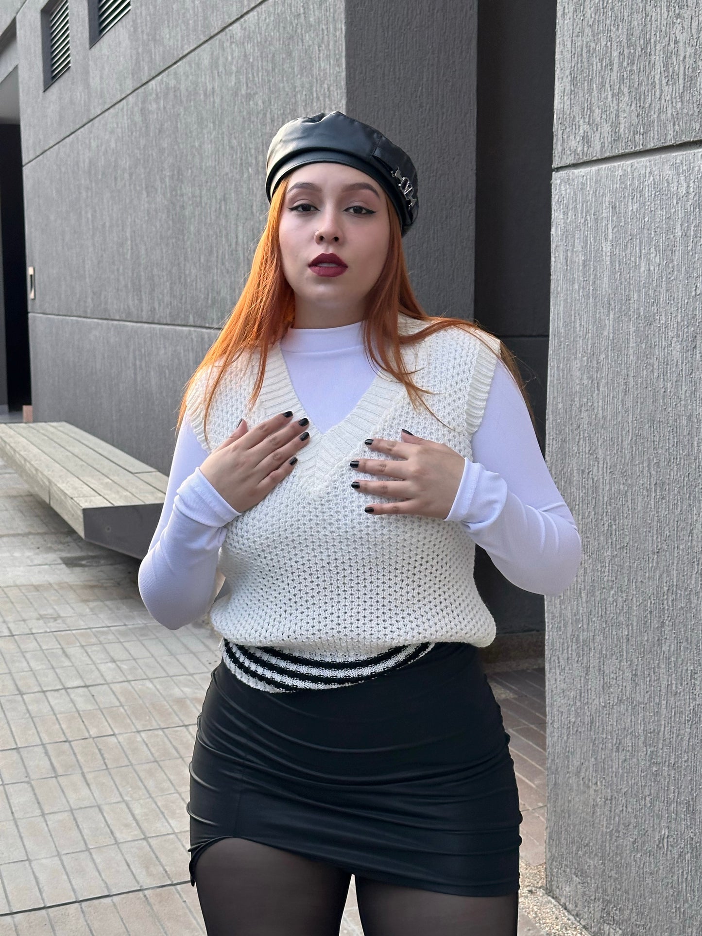 Combo chaleco tejido 🧶