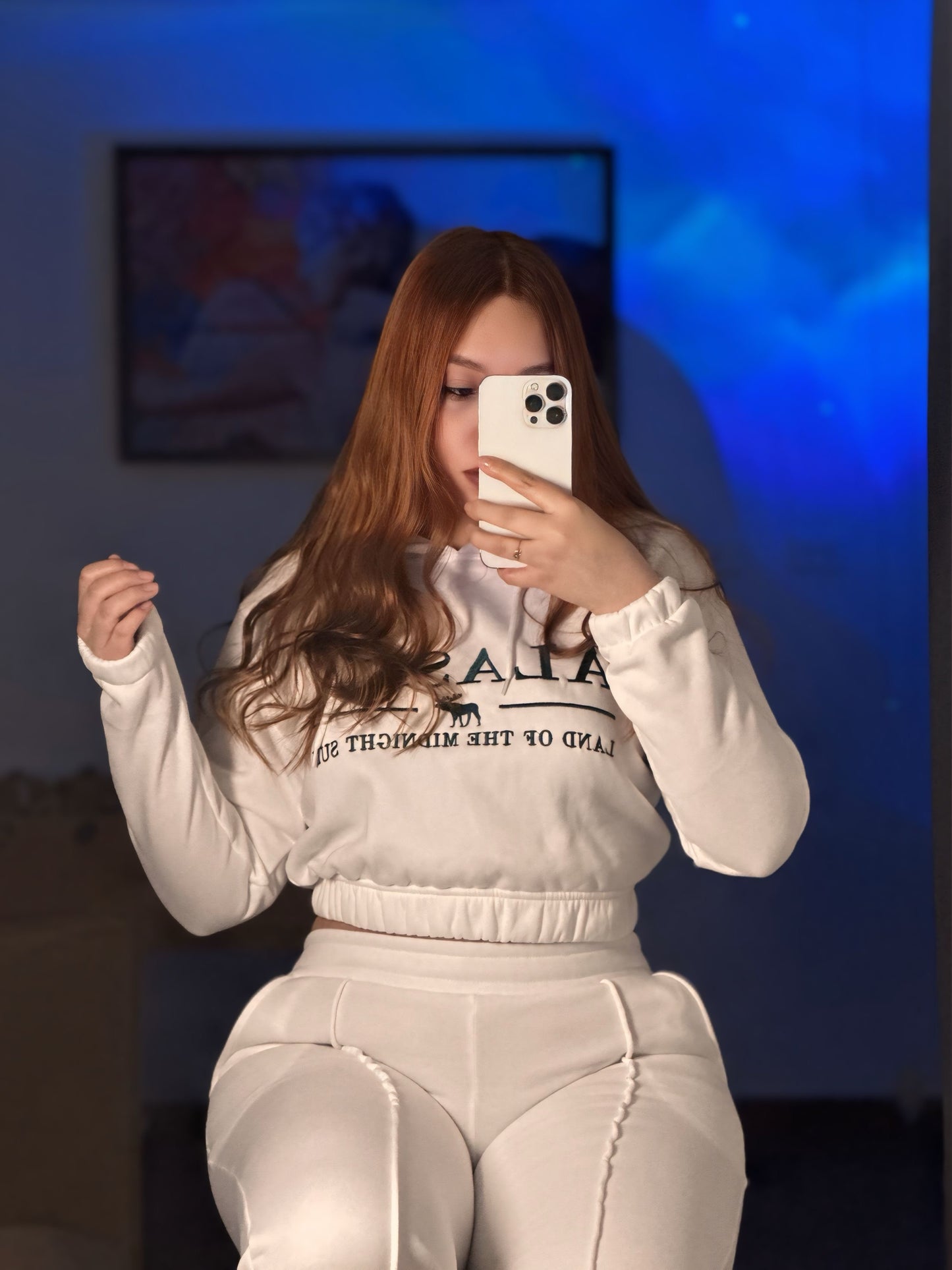 Sudadera bota recta algodón🫶🏻
