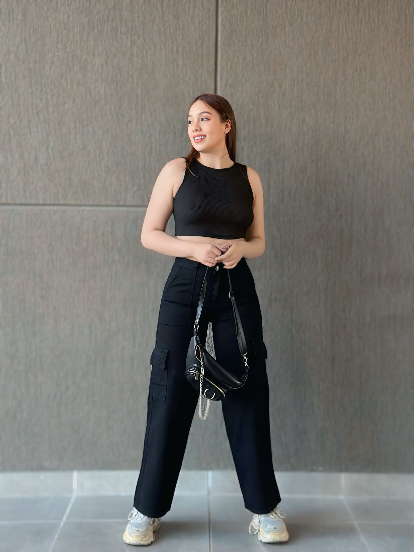 Cargo Jean negro ✨