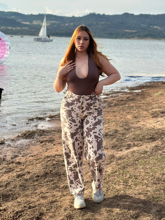 Baggy vaca y body♥️