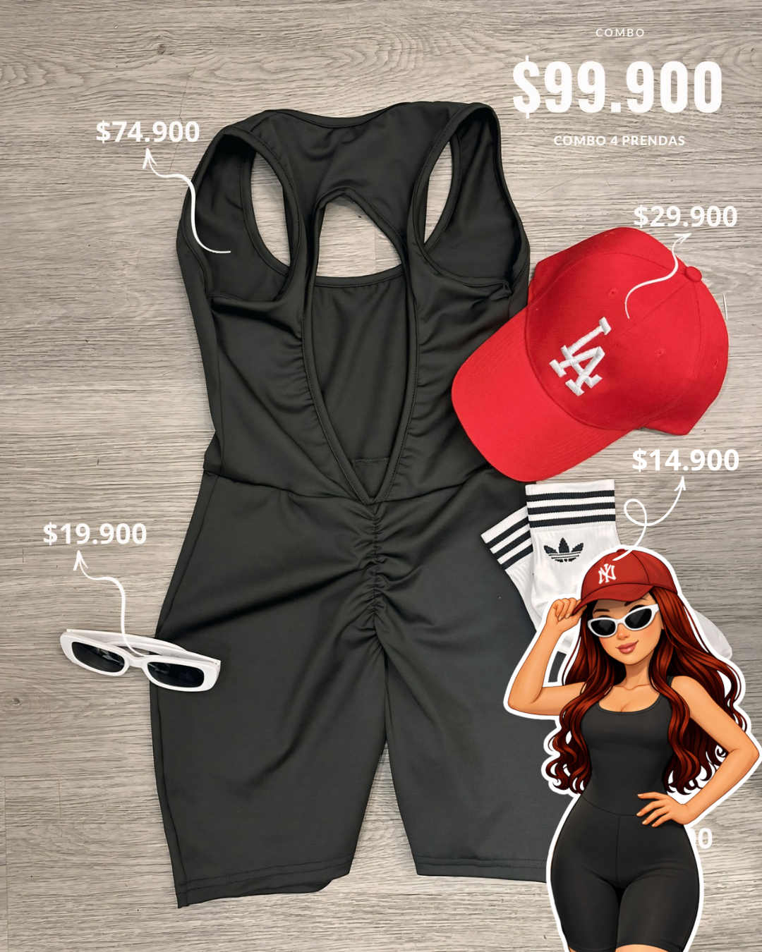 Combo enterizo 99,900♥️